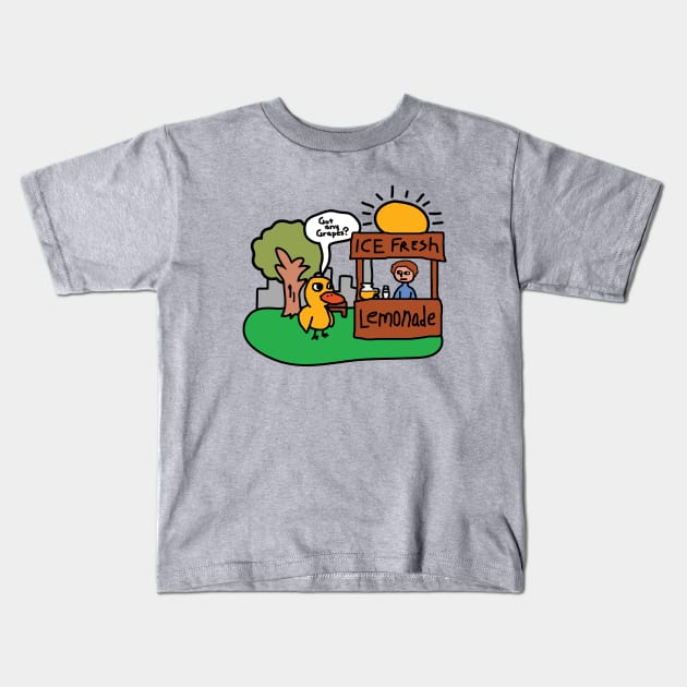 Got any Grapes? (with background) Kids T-Shirt by TonieTee